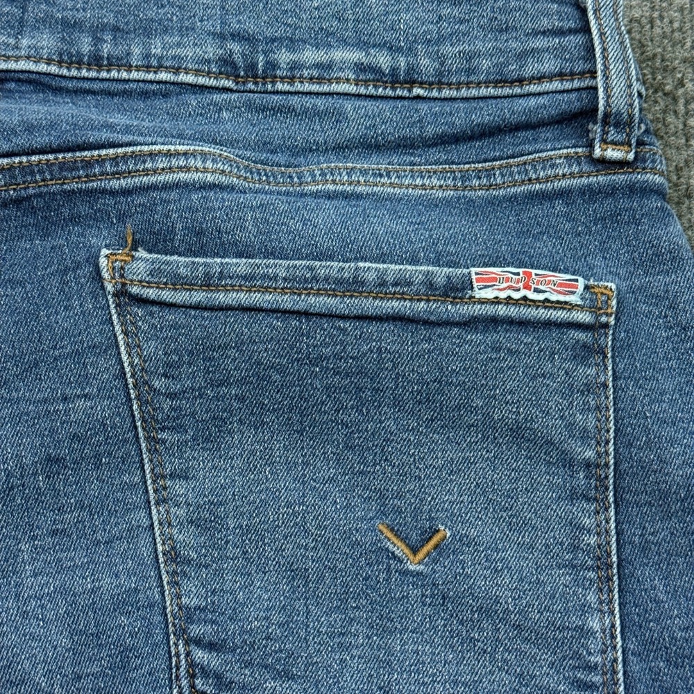 Hudson Rosalie Wide Leg Jeans Womens 30 Blue Callisto High Rise Stretch Denim - Picture 8 of 14